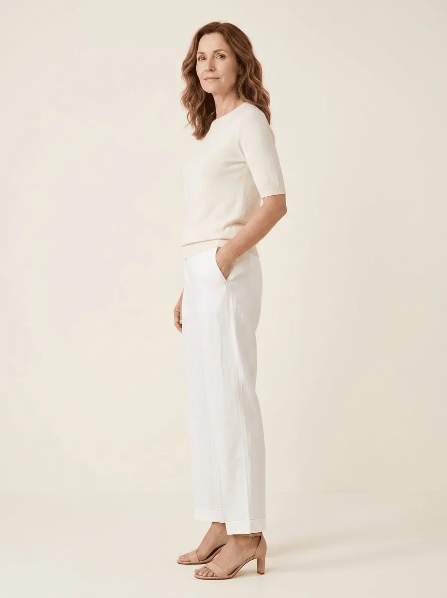 Elaine | Straight-Leg Trousers - Tillybelle