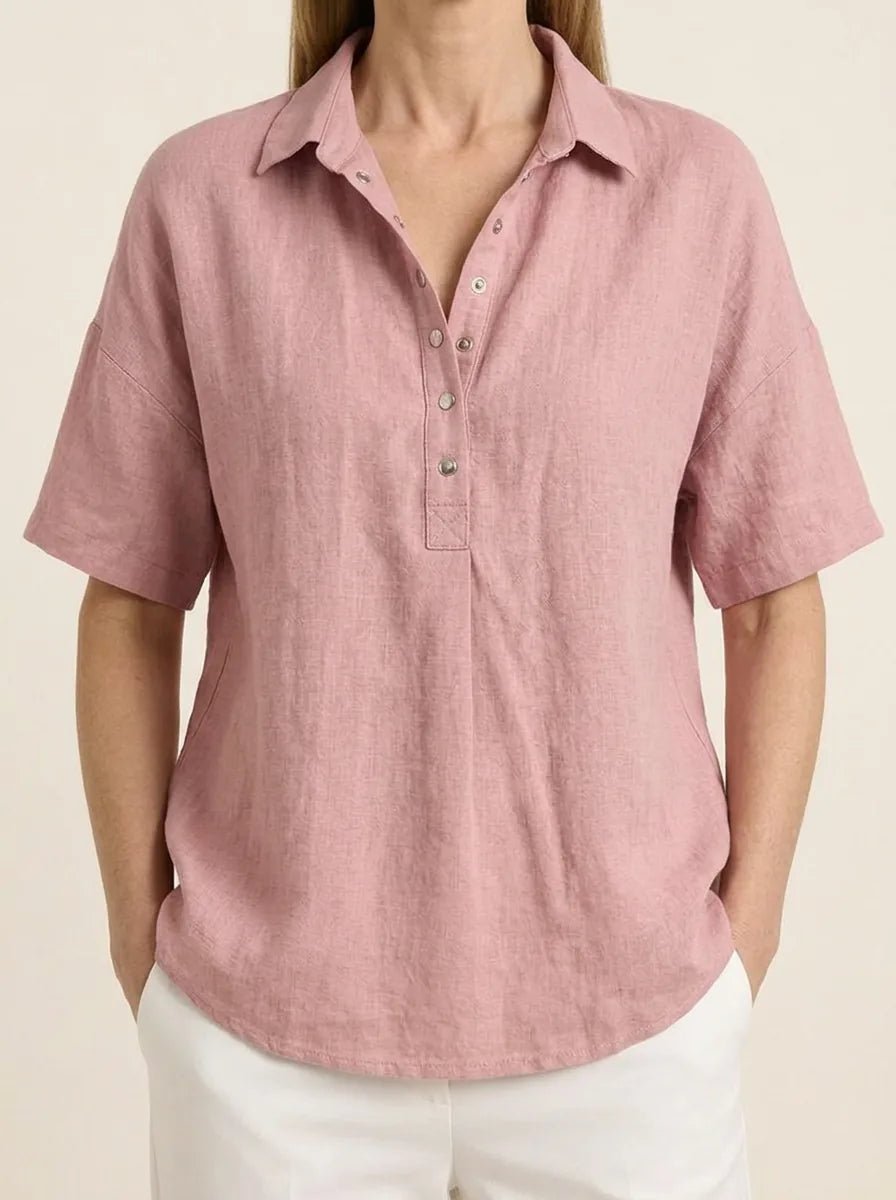 Helene | Collared Blouse - Tillybelle