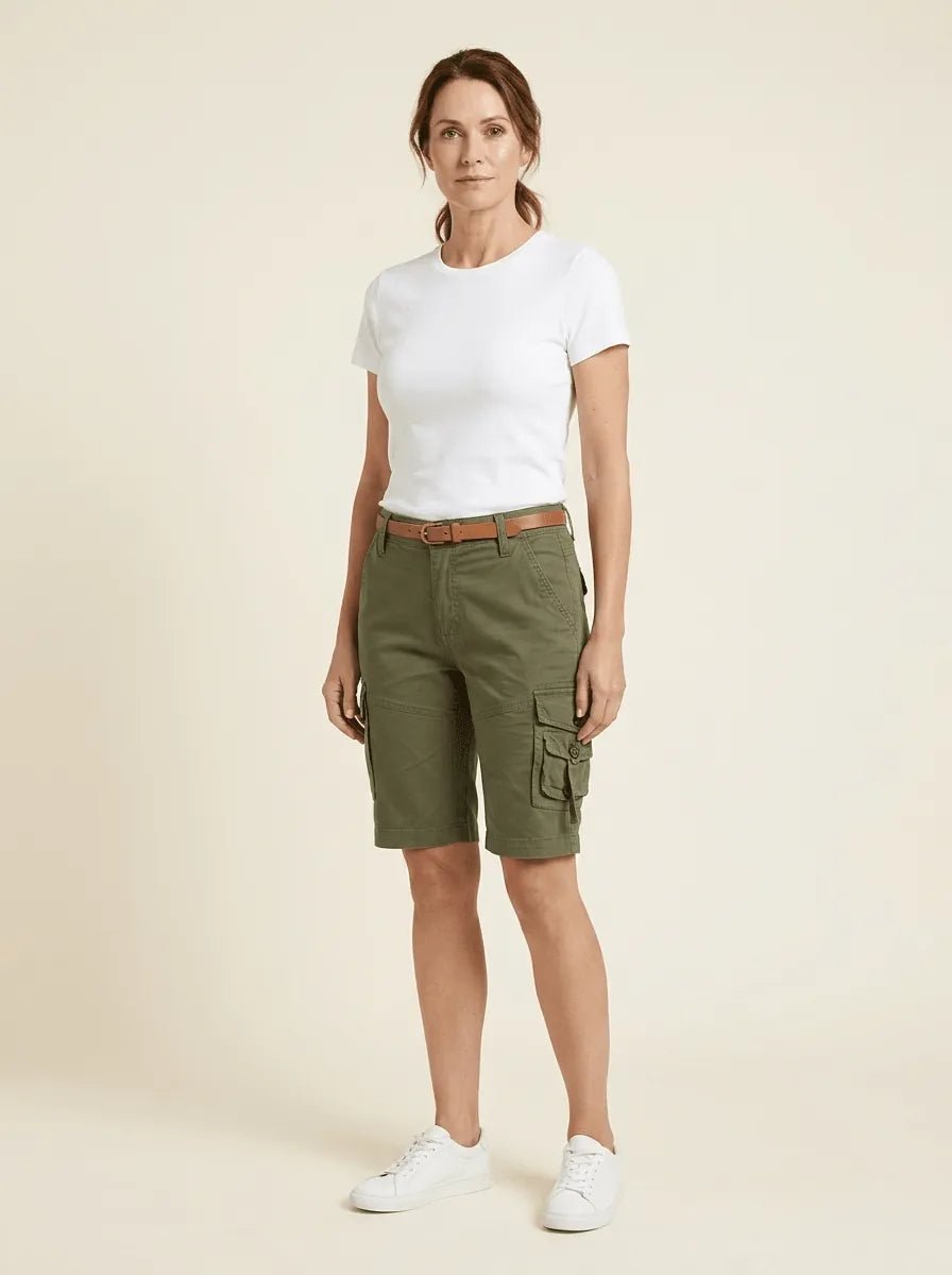 Jenna | Utility Cargo Shorts - Tillybelle