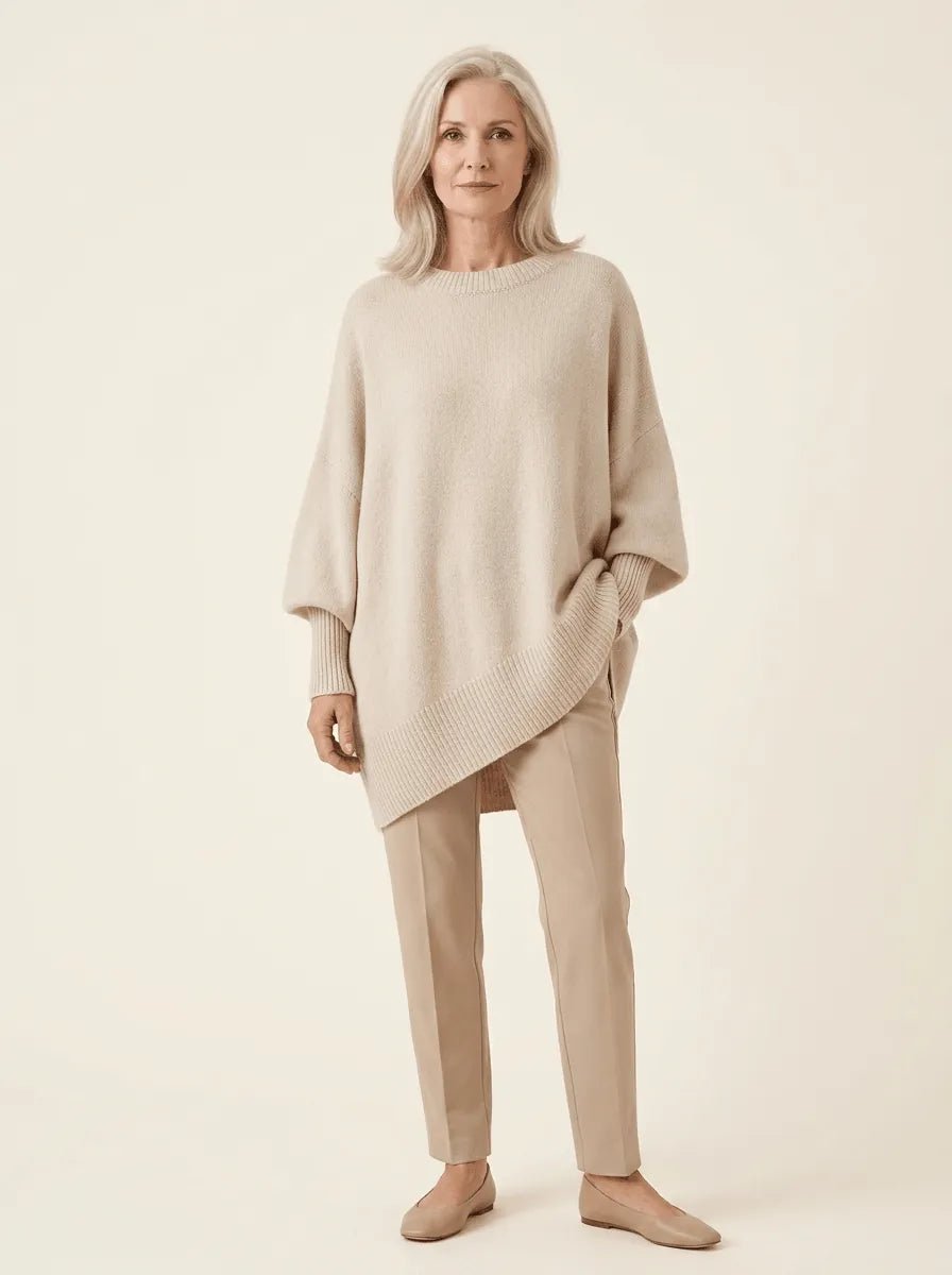 Jennifer | Oversized Wool-Blend Sweater - Tillybelle