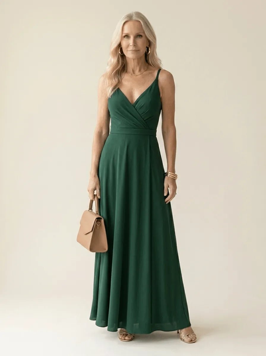 Lena | Soft Wrap Maxi Dress - Tillybelle