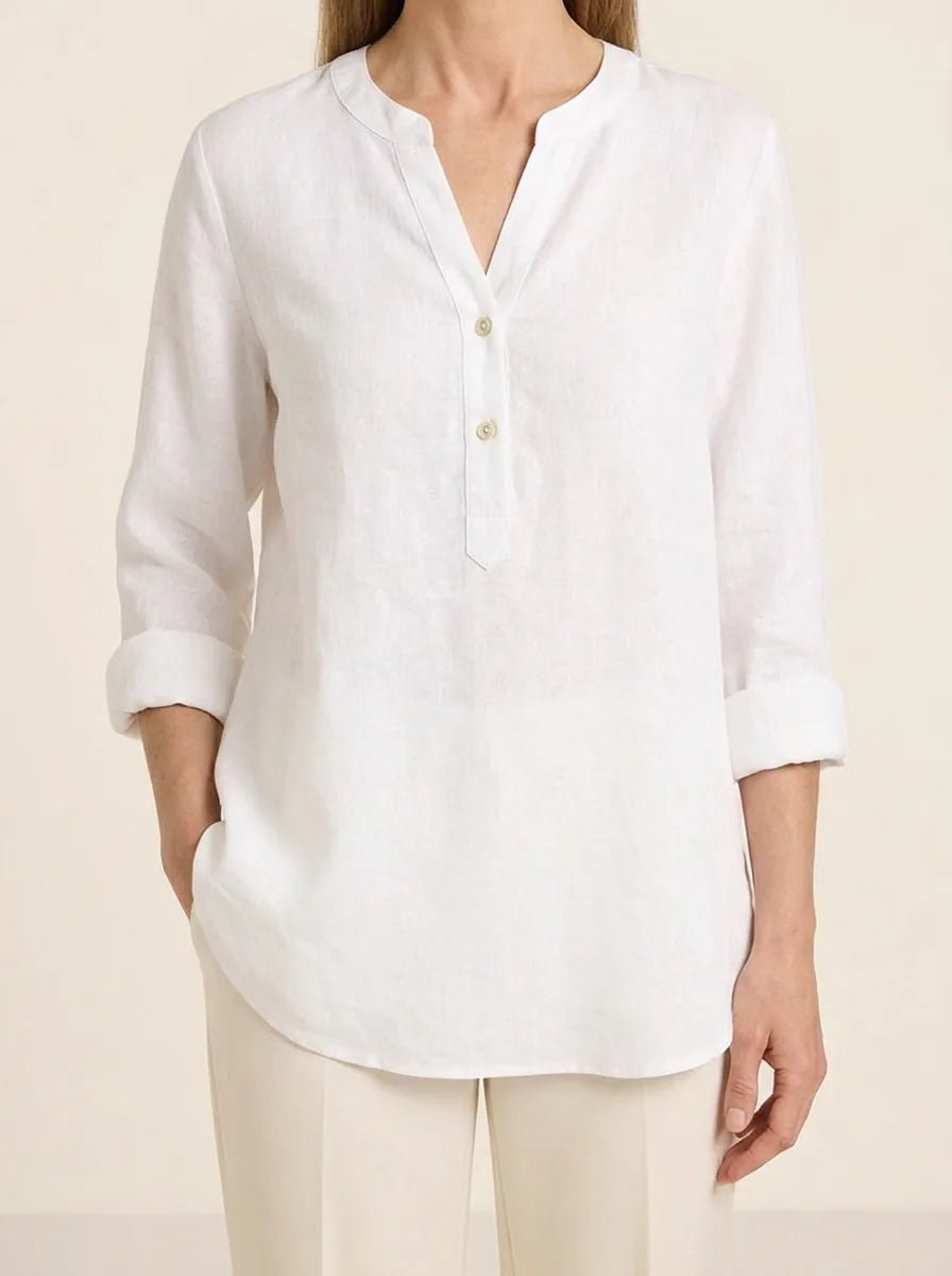 Scarlett | Relaxed Button-Down Blouse - Tillybelle
